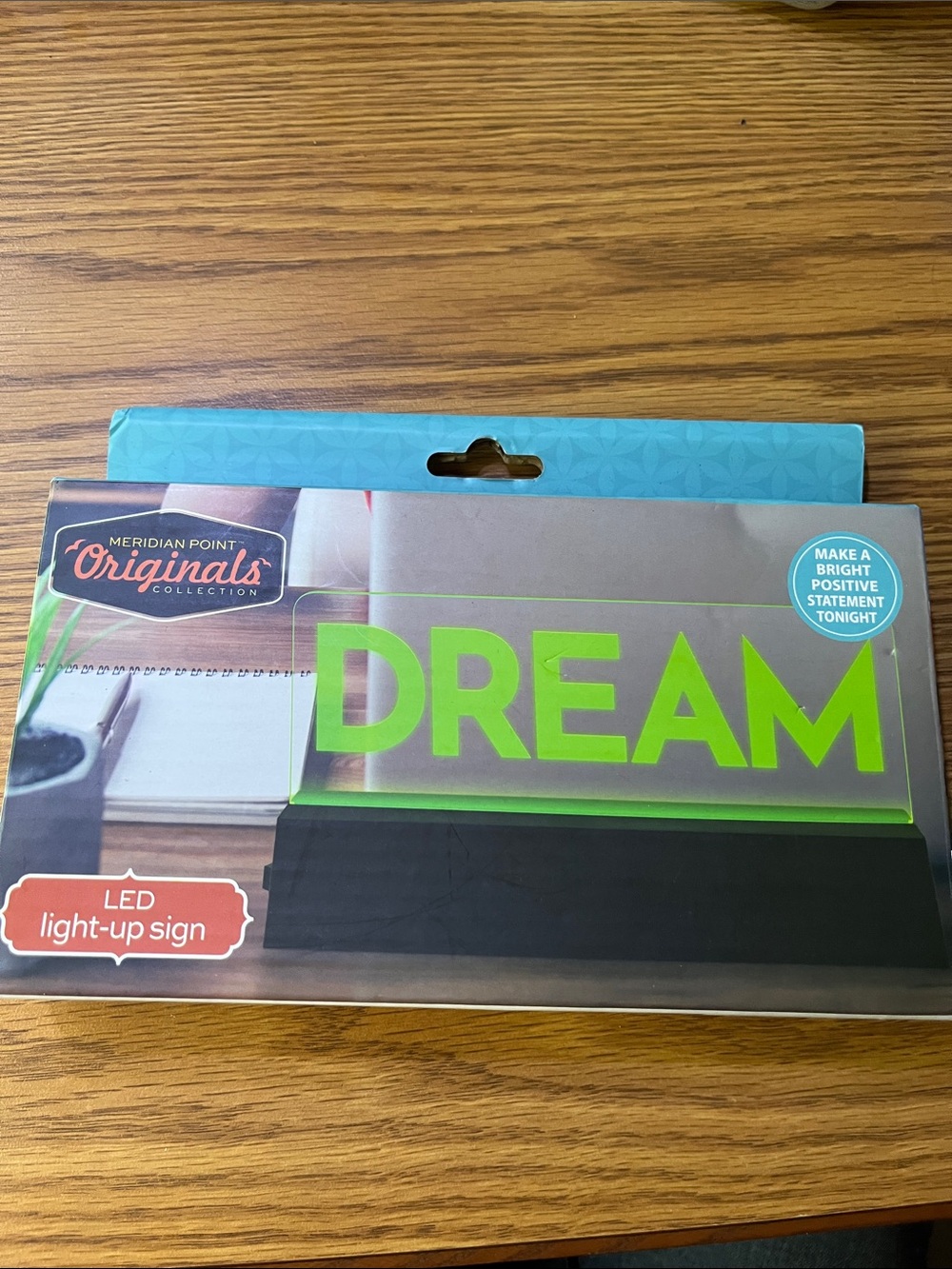 Meridian Point Originals 'DREAM' LED Light-Up Sign - Green